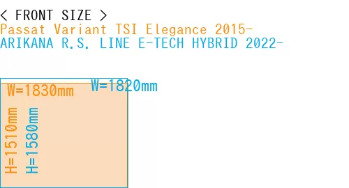 #Passat Variant TSI Elegance 2015- + ARIKANA R.S. LINE E-TECH HYBRID 2022-